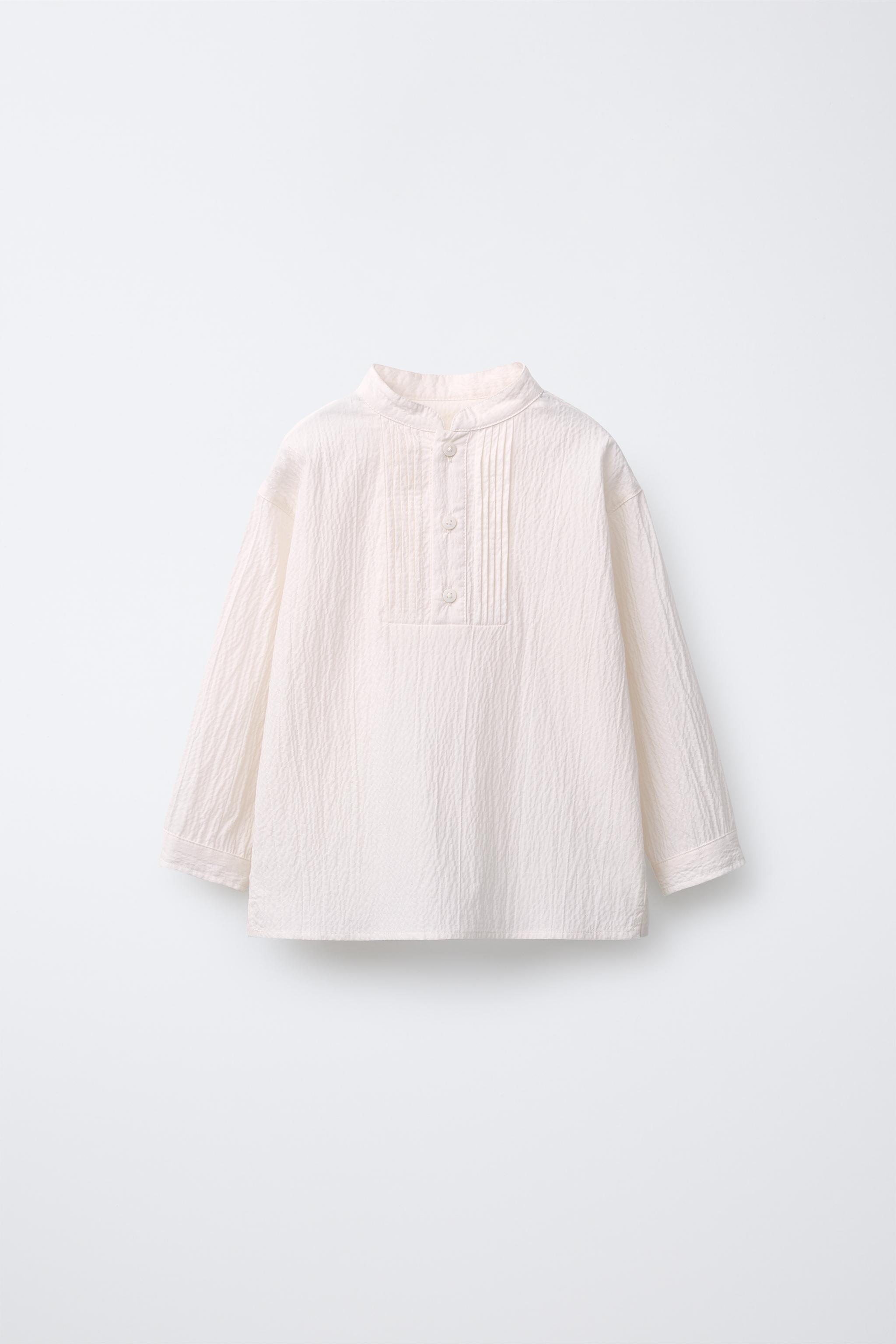 CHEMISE STRUCTURÉE COL MAO